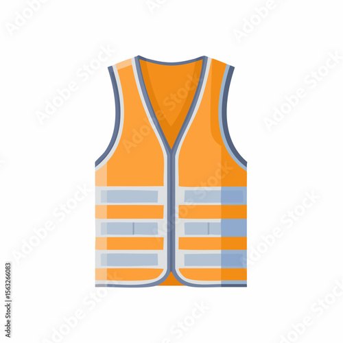 High-Visibility Safety Vest Essential Protective Gear for Workers