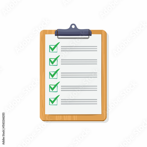 Checklist Clipboard Completed Tasks, Planning & Organization
