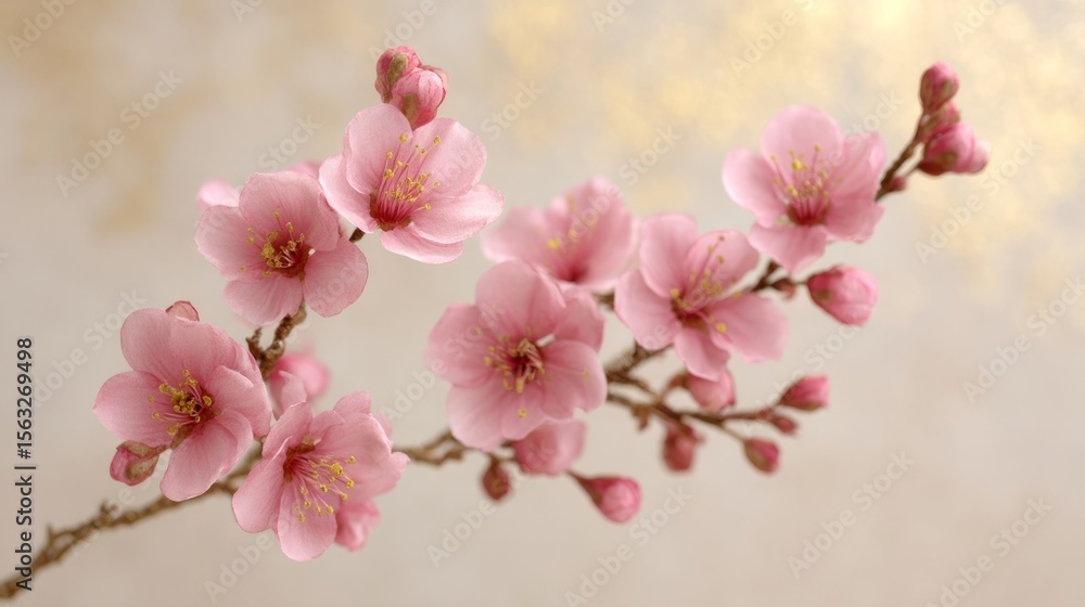 Pink sakura blossoms dance in gentle spring zephyrs, evoking Hanami festivities and serene botanical whispers of renewal Pink sakura blossoms dance in gentle spring zephyrs, evoking Hanami festivities and serene botanical whispers of renewal