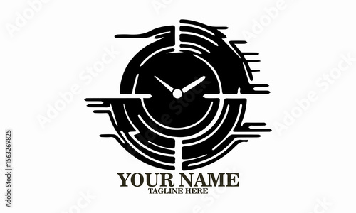 illustration vector repeat day time. National repeat day vector illustration time loop icon and logo design