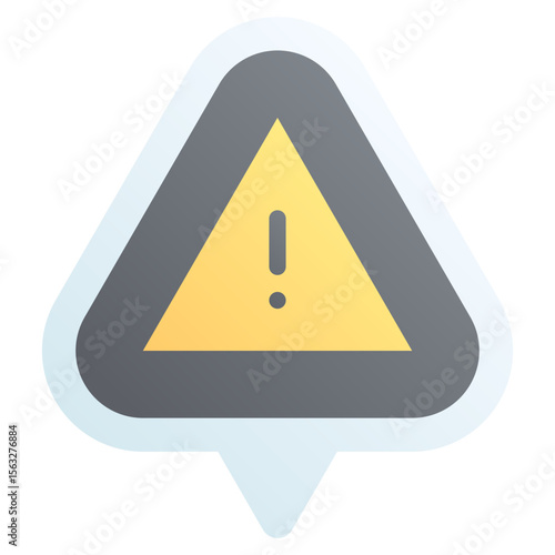 Problem. Editable vector icon, coloured.