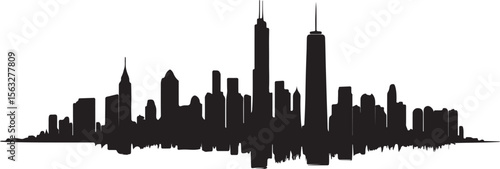 Modern Cityscape Silhouette