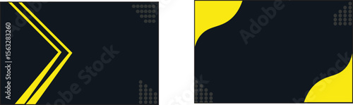 Template of professional business name card