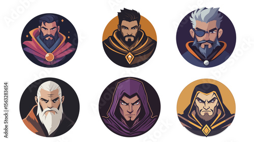 Genius Aasimar Wizard Face Close-Up – Male Fantasy Character Portrait