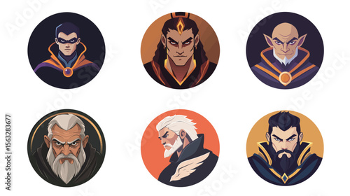 Genius Aasimar Wizard Face Close-Up – Male Fantasy Character Portrait