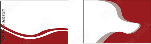 Template of professional business name card