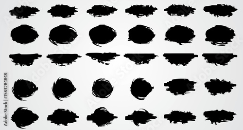 Ink Brush Strokes: A curated collection of dynamic ink brush strokes, each stroke meticulously crafted to add texture and artistic flair.