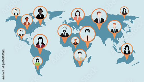 Social networks. Vector illustration