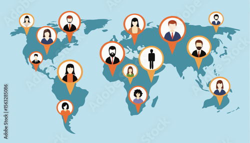 Social networks. Vector illustration