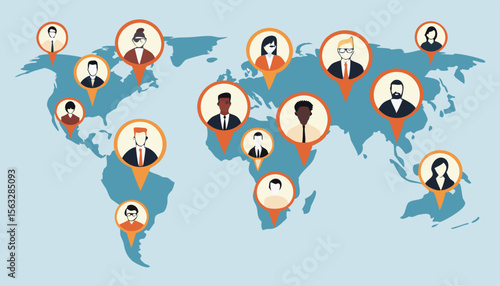 Social networks. Vector illustration