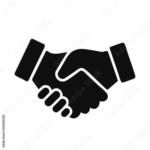 Handshake icon. Vector illustration