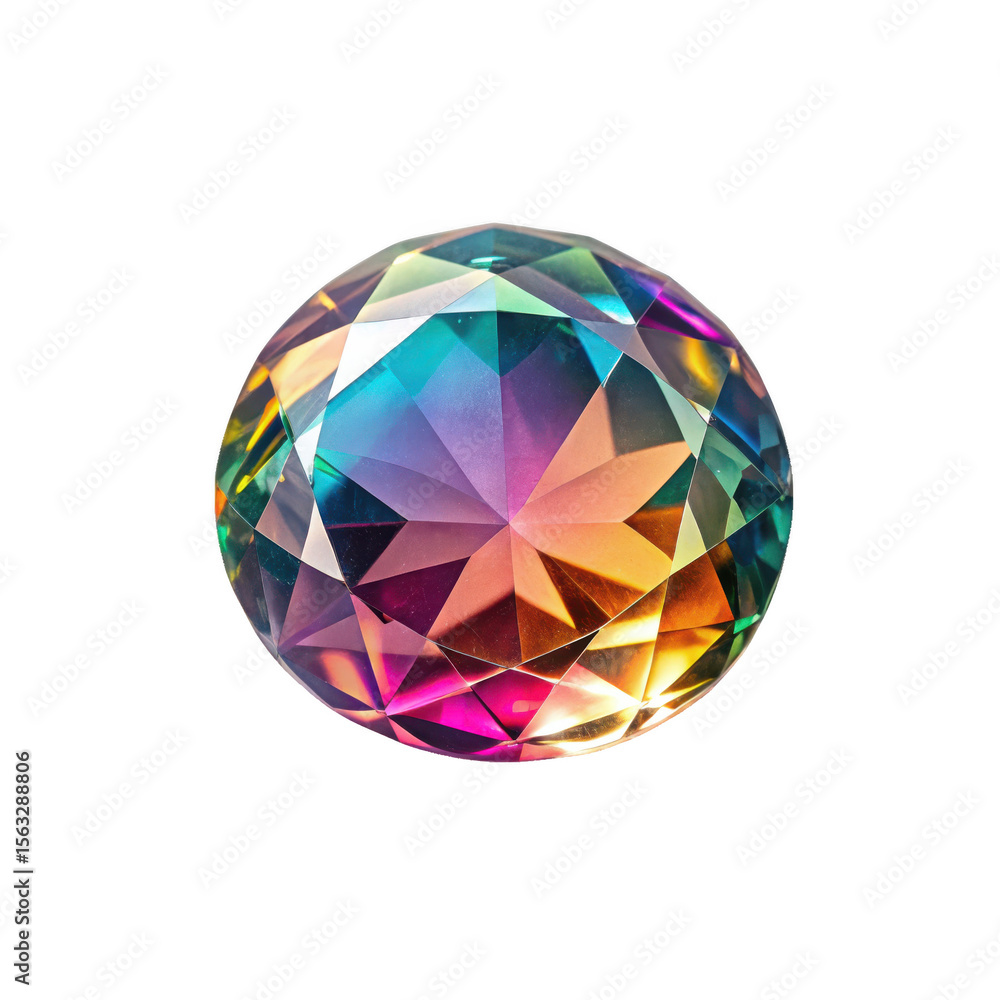sparkling colorful gem on transparent sparkling colorful gem on transparent