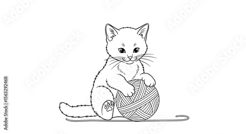 Adorable feline companion playing with a textured sphere adorable feline companion playing with a textured sphere