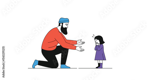 Father and daughter happiness bonding family love connection joyful embrace affectionate relationship togetherness