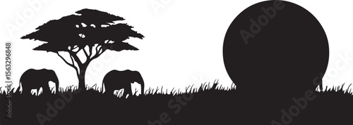 African Safari Landscape