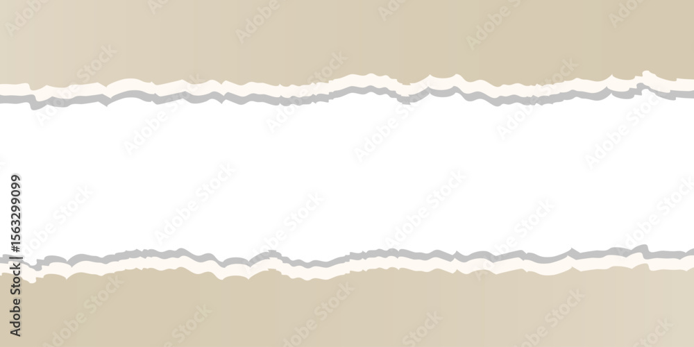 Fototapeta premium vintage ripped paper background, Torn paper boader
