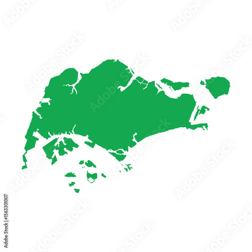 Singapore Map Boundary
