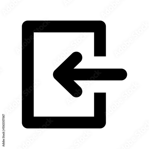 arrow left back navigation silhouette
