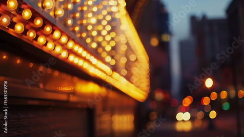 Warm Golden Bokeh Lights: City Night, Urban Ambiance, Blurred Background, Vintage Feel, Atmospheric Glow.. Las Vegas Strip at Night - Neon Lights, Motion Blur, Casino Boulevard