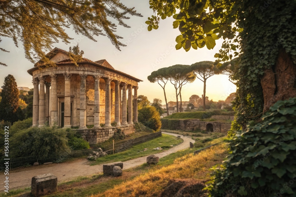 Obraz premium pavilion in the park