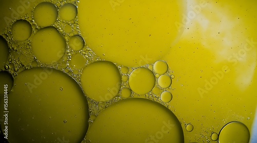 Abstract oil circles