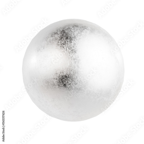 silver christmas ball