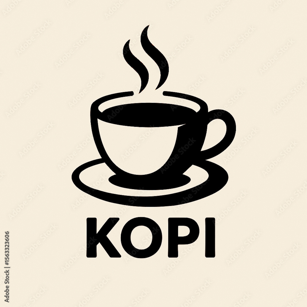 Obraz premium icon logo coffee.eps