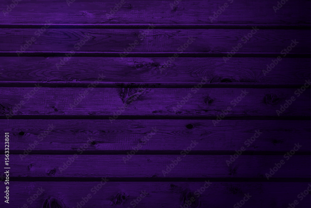 Naklejka premium Dark violet wooden planks texture natural abstract background. Vintage wood surface vector design