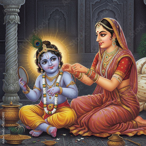 Mother Yashoda Adoring Litt...