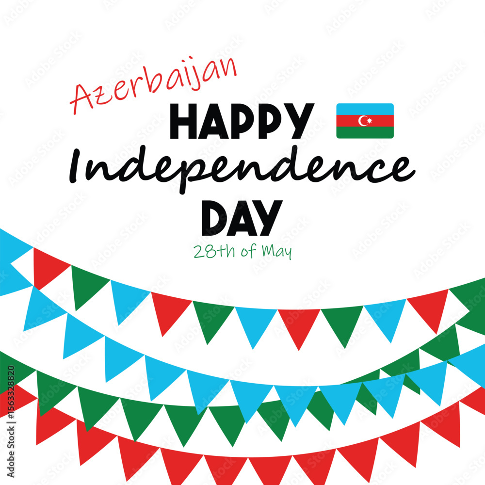 Obraz premium Create Stunning Azerbaijan Independence Day Posts.