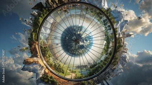 Wallpaper Mural Cycle of Worlds: Earth at the Center of Every Journey

 Torontodigital.ca