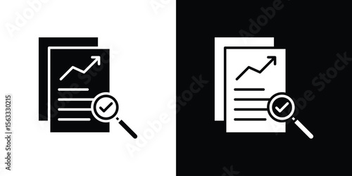 Auditors icon Set collection. Vector silhouette.