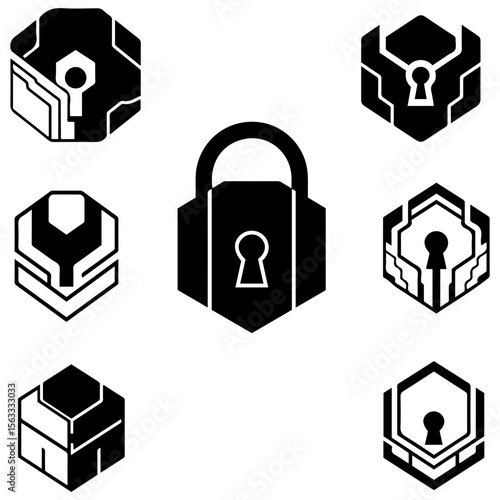 A beautiful collection that emphasizes the kinetic energy and potential force within a lock's design