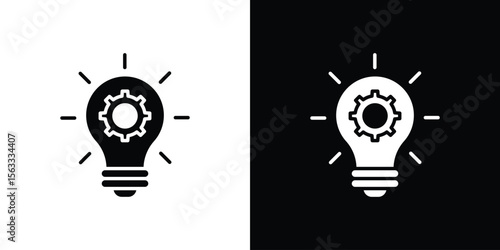 Implementation icon Set collection. Vector silhouette.