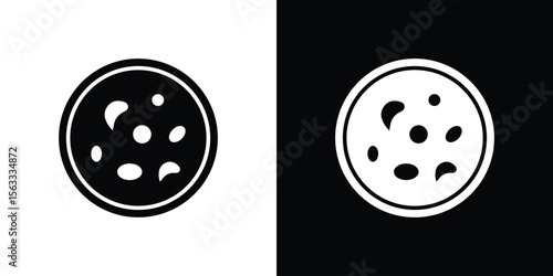 Leukemia icon Set collection. Vector silhouette.