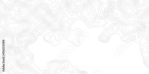 Abstract swirl pattern vector texture with curved seamless lines on transparent background. Minimal topography design for modern graphics motion wave   surfaces. Contour abstract map relief outline. 