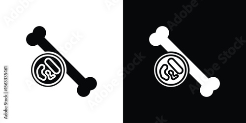 Multiple myeloma icon Set collection. Vector silhouette.