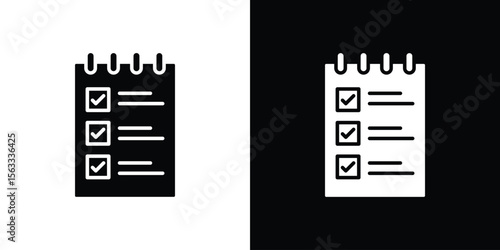 Reservation icon Set collection. Vector silhouette.