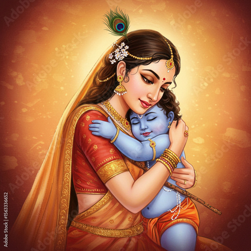 Radiant Bond: Mother Yashod...