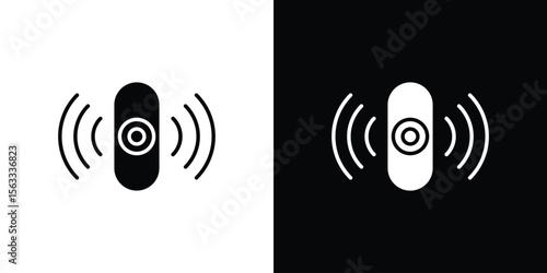 Sensor icon Set collection. Vector silhouette.