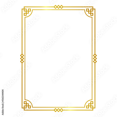 gold border frame vector.eps