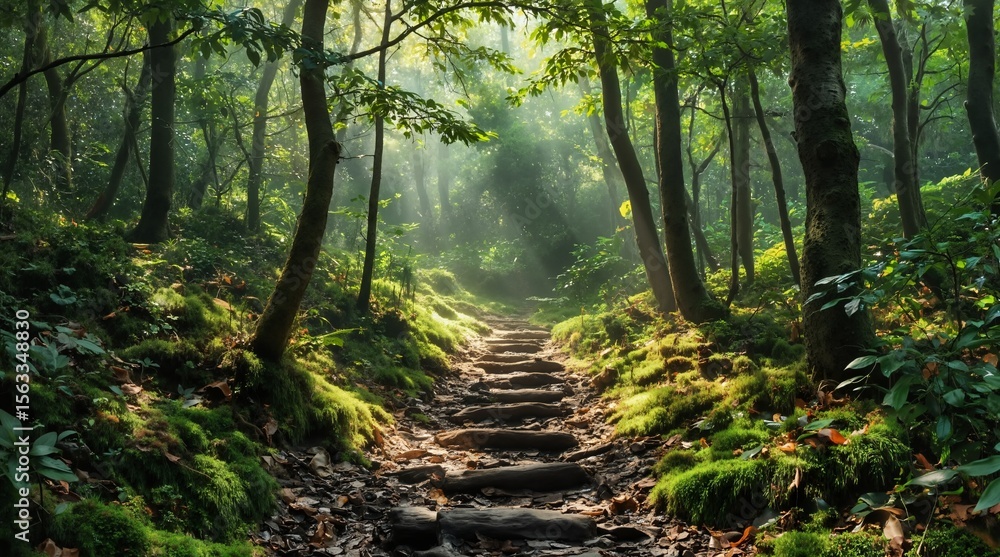 Fototapeta premium Enchanted Forest Pathway