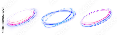 png glowing neon ring swirl magic spiral light effect modern transparent fantasy energy line futuristic motion dynamic trail glow circular shadow rounded luxury twirl power curve particle

