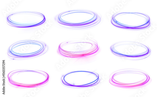png spiral swirl glowing neon ring light magic effect modern transparent fantasy energy line futuristic motion dynamic trail glow circular shadow rounded luxury twirl power curve particle vortex


