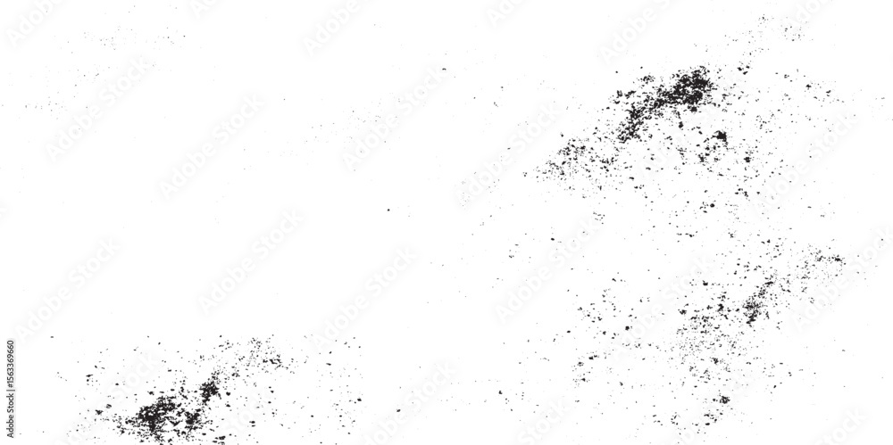 Obraz premium Grunge or grime marks on transparent background Old grunge black texture design. Grunge background black and white. Overlay textures old damage 