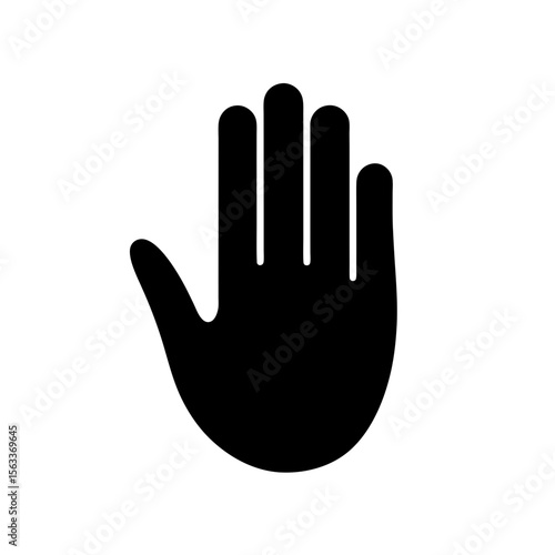 Palm Reading Icon Vector Flat and Clean Look