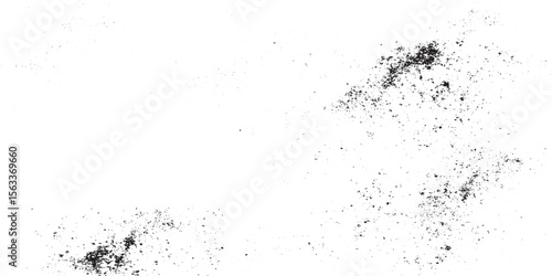Grunge or grime marks on transparent background Old grunge black texture design. Grunge background black and white. Overlay textures old damage 
