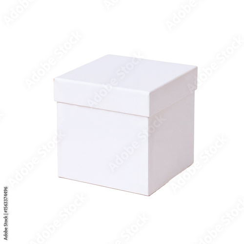 white box isolated on white background