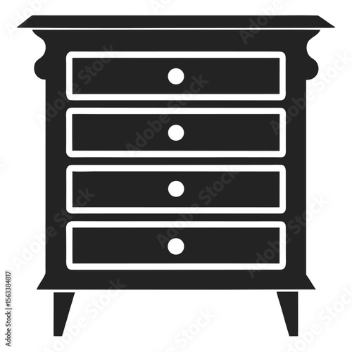 wooden chest of drawers