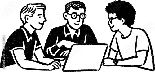 Collaborative review meeting for animated explainer video design concept